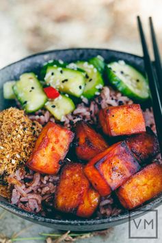 Baked Gochujang Tofu (Vegan