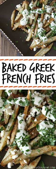 Baked Greek French Fries