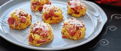 Baked Ham & Chive Mashed Potato Cakes