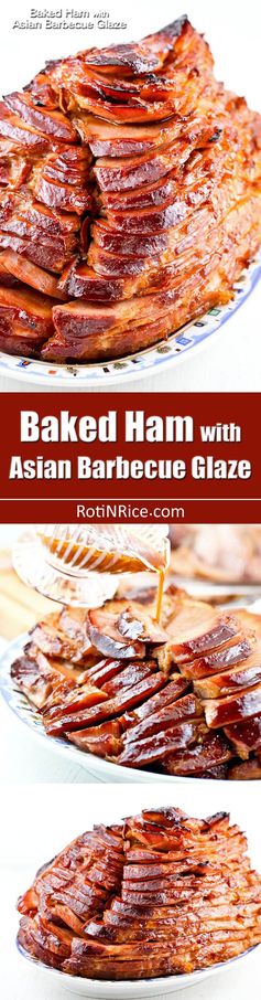 Baked Ham with Asian Barbecue Glaze