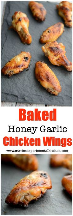 Baked Honey Garlic Chicken Wings