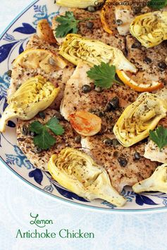 Baked Lemon Artichoke Chicken