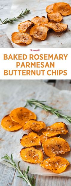 Baked Parmesan Butternut Chips