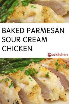 Baked Parmesan Sour Cream Chicken