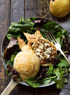 Baked Pears with Goat Cheese & Honey