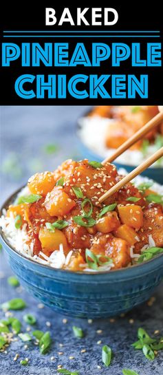 Baked Pineapple Chicken Bowls