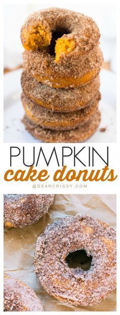 Baked Pumpkin Cake Donuts