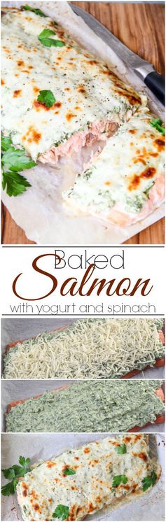 Baked Salmon with Yogurt