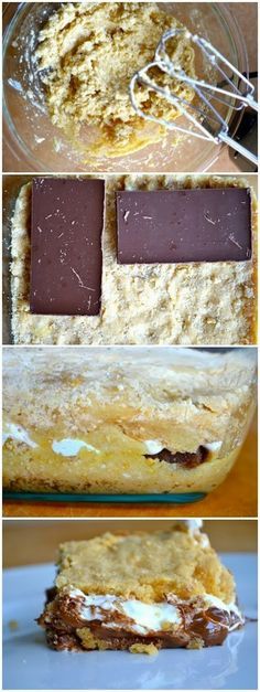 Baked smores bars