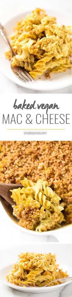 Baked Vegan Mac and Cheese