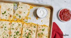 Baking Sheet Quesadillas