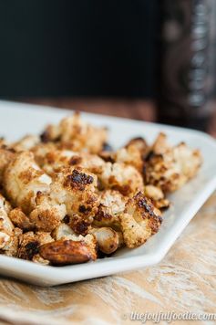 Balsamic and Garlic Roasted Cauliflower