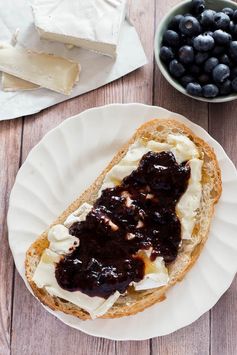 Balsamic, Basil, Blueberry and Brie Sandwich