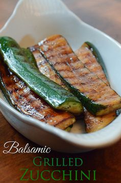 Balsamic Grilled Zucchini