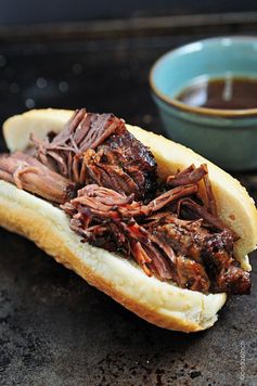 Balsamic Roast Beef French Dip Sandwich