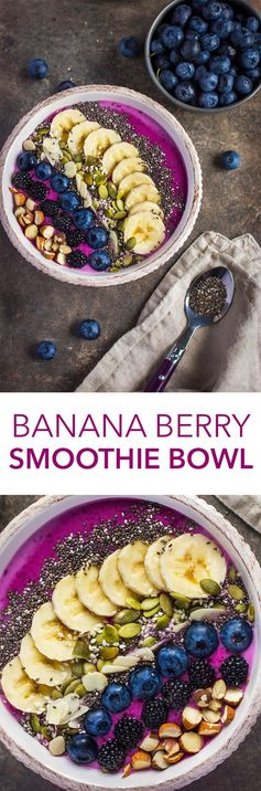 Banana Berry Smoothie Bowl