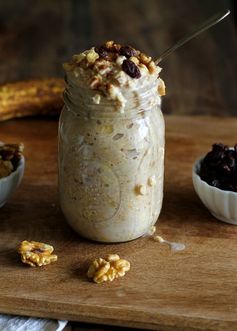 Banana Bread Overnight Oatmeal