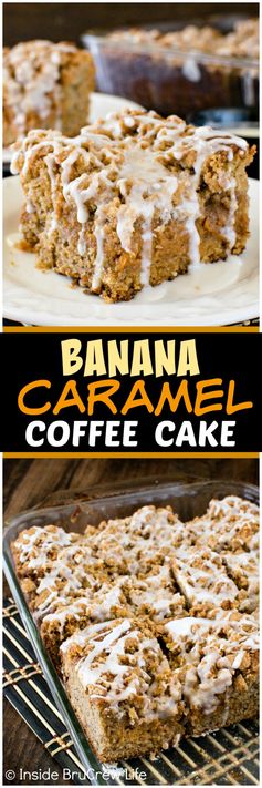 Banana Caramel Coffee Cake