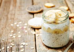 Banana Chia Seed Pudding