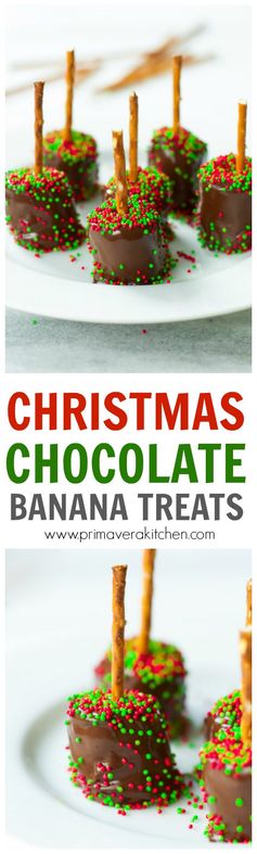 Banana Chocolate Christmas Treats