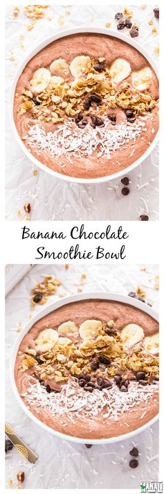 Banana Chocolate Smoothie Bowl