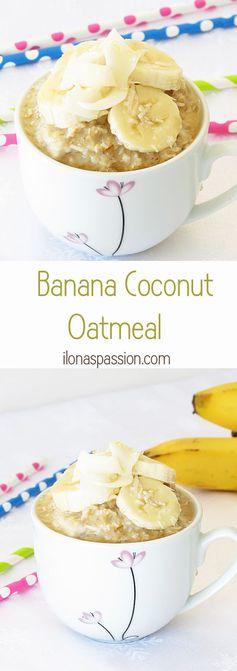 Banana Coconut Oatmeal