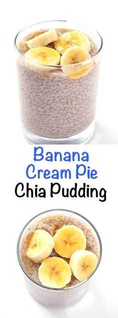 Banana Cream Pie Chia Pudding