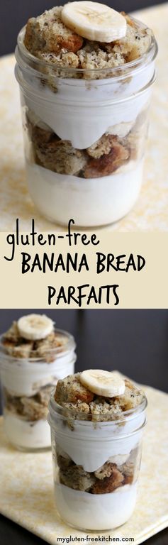 Banana Muffin Parfait (Gluten-free