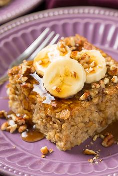 Banana Pecan Baked Oatmeal