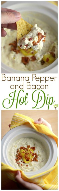 Banana Pepper and Bacon Hot Dip