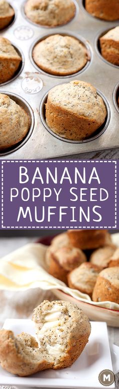 Banana Poppy Seed Muffins