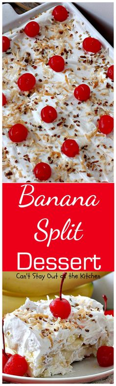 Banana Split Dessert