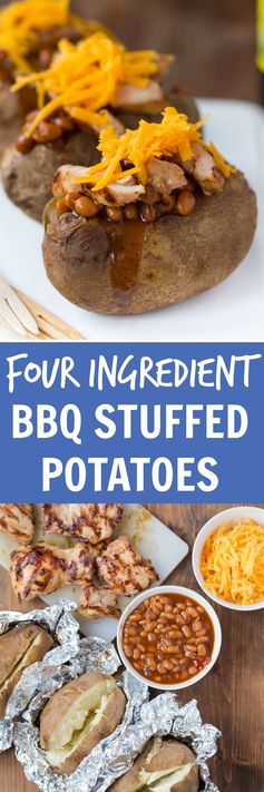 Barbecue Stuffed Baked Potatoes