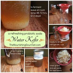 Basic Water Kefir Instructions (see notes for variations