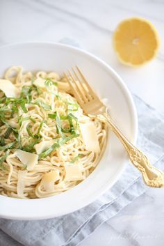 Basil Lemon Pasta