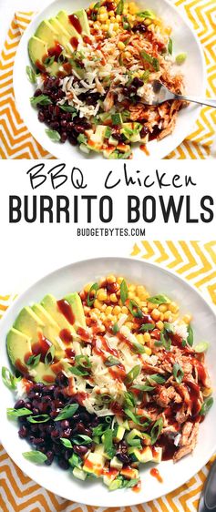 BBQ Chicken Burrito Bowls