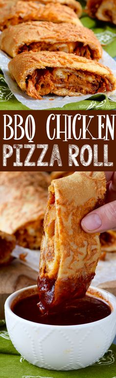 BBQ Chicken Pizza Roll