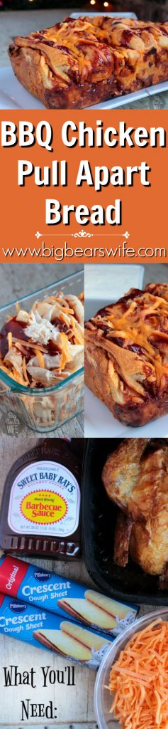 BBQ Chicken Pull Apart Bread