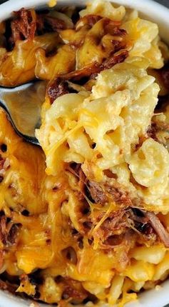 BBQ Pulled Pork Mac and Cheese