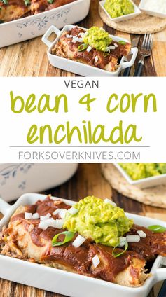 Bean & Corn Enchiladas