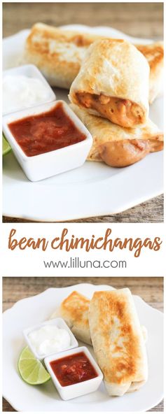 Bean Chimichangas