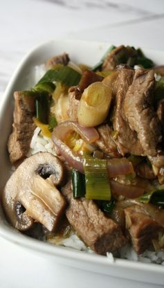 Beef and Leek Stir-fry