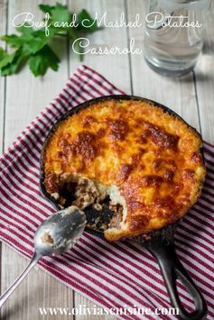 Beef and Mashed Potatoes Casserole (Brazilian Escondidinho