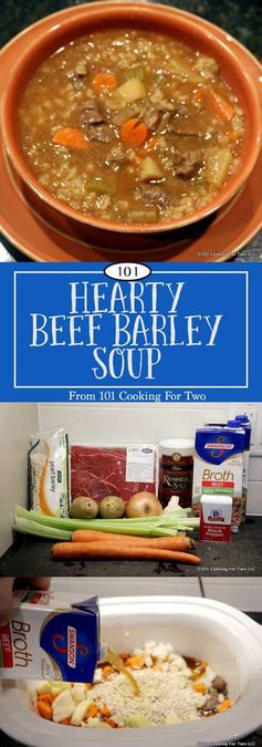 Beef Barley Soup a la Crock Pot