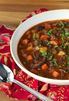 Beef Bourguignon Soup