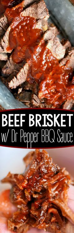 Beef Brisket with Dr Pepper Barbecue Sauce