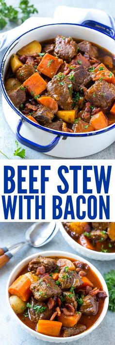 Beef Stew with Bacon