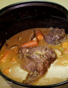 Beer Braised Venison Roast