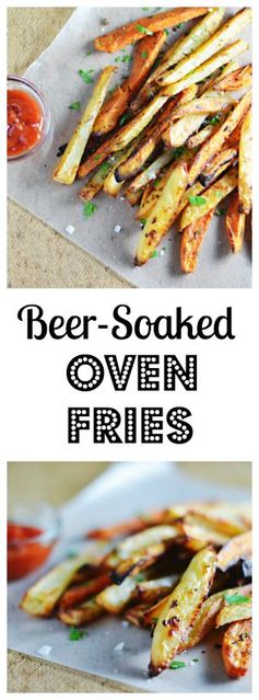 Beer-Soaked Garlic and Rosemary Fries