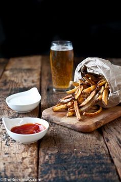 Beer Soaked Oven Fries